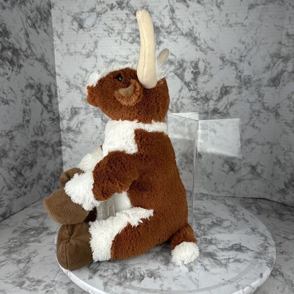 Build a Bear Longhorn Steer Bull Cow Plush University of Texas Bevo - Picture 5 of 9